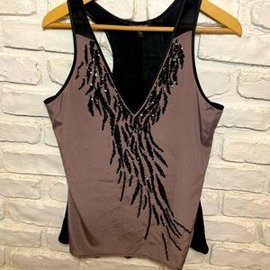 Bebé Brown and Taupe with Metallic accents size S